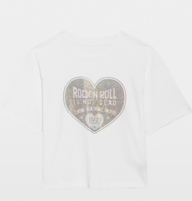 Camiseta Zadig Taida wht